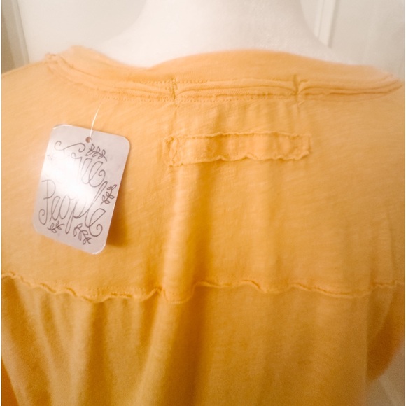 Brand New Free People Oversized Vneck Long Sleeve Tshirt - Picture 8 of 9